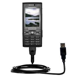 Gomadic Classic Straight USB Cable for the Sony Ericsson k800i with Power Hot Sync and Charge capabilities -