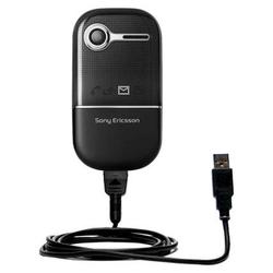 Gomadic Classic Straight USB Cable for the Sony Ericsson z250a with Power Hot Sync and Charge capabilities -