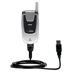 Gomadic Classic Straight USB Cable for the UTStarcom CDM-105 with Power Hot Sync and Charge capabilities - G