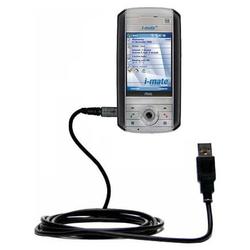 Gomadic Classic Straight USB Cable for the i-Mate Ultimate 5150 with Power Hot Sync and Charge capabilities