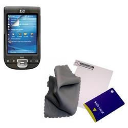 Gomadic Clear Anti-glare Screen Protector for the HP iPaq 111 - Brand