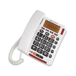 ClearSounds TALK500 Basic Phone - 1 x Phone Line(s) - 1 x Phone Line - White