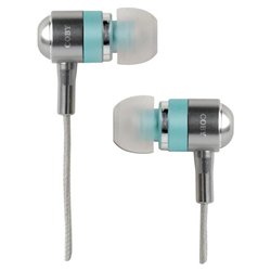 Coby Electronics CV-EM76 Isolation Stereo Earphone - Connectivit : Wired - Stereo - Ear-bud - Blue