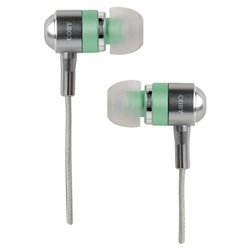 Coby Electronics CV-EM76 Isolation Stereo Earphone - Connectivit : Wired - Stereo - Ear-bud - Green