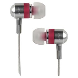 Coby Electronics CV-EM76 Stereo Earphone - - Stereo - Red
