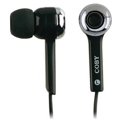 Coby Electronics CVE31 Stereo Earphone - - Black