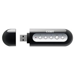 Coby Electronics MP-200 2GB Flash MP3 Player - 2GB Flash Memory - Black