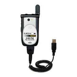 Gomadic Coiled USB Cable for the Nextel i920 with Power Hot Sync and Charge capabilities - Brand w/