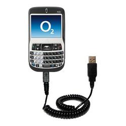 Gomadic Coiled USB Cable for the O2 XDA Cosmo with Power Hot Sync and Charge capabilities - Brand w/