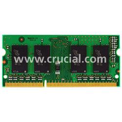 CRUCIAL TECHNOLOGY Crucial 1GB DDR3 SDRAM Memory Module - 1GB (1 x 1GB) - 1066MHz DDR3-1066/PC3-8500 - Non-ECC - DDR3 SDRAM - 204-pin SoDIMM