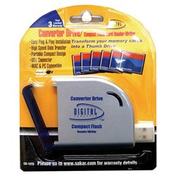 Digital Concepts DCI Superdrive USB Memory Card Reader - CompactFlash (CF) Card - USB