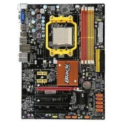ECS ECS/Uniwill Black Series A780GM-A Desktop Board - AMD 780G - Cool''n''Quiet Technology - Socket AM2+ - 5200MHz HT - 32GB - DDR2 SDRAM - DDR2-1066/PC2-8500, DDR2