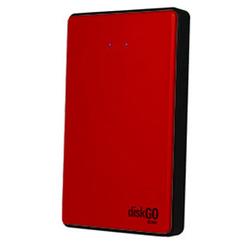 Edge EDGE Tech DiskGO! Hard Drive - 250GB - 5400rpm - USB 2.0 - USB - External - Ruby