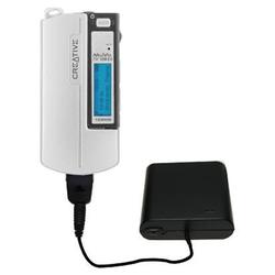 Gomadic Emergency AA Battery Charge Extender for the Creative Zen MuVo FM - Brand w/ TipExchange Tec