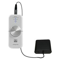 Gomadic Emergency AA Battery Charge Extender for the Creative xMod - Brand w/ TipExchange Technology
