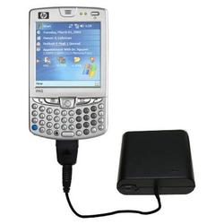Gomadic Emergency AA Battery Charge Extender for the HP iPaq hw6510 - Brand w/ TipExchange Technolog