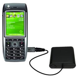 Gomadic Emergency AA Battery Charge Extender for the HTC MTeoR - Brand w/ TipExchange Technology