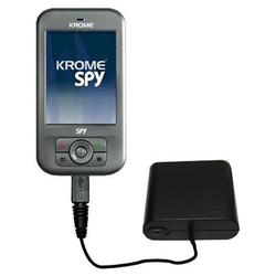 Gomadic Emergency AA Battery Charge Extender for the Krome Spy - Brand w/ TipExchange Technology