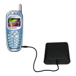 Gomadic Emergency AA Battery Charge Extender for the Kyocera RAVE - Brand w/ TipExchange Technology
