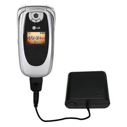 Gomadic Emergency AA Battery Charge Extender for the LG PM-225 - Brand w/ TipExchange Technology