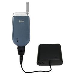 Gomadic Emergency AA Battery Charge Extender for the LG VX3200 - Brand w/ TipExchange Technology