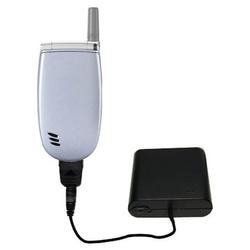 Gomadic Emergency AA Battery Charge Extender for the LG VX3300 - Brand w/ TipExchange Technology