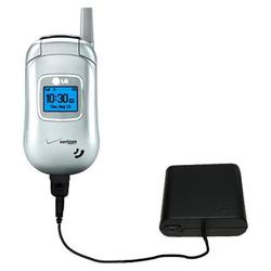 Gomadic Emergency AA Battery Charge Extender for the LG VX3450 - Brand w/ TipExchange Technology
