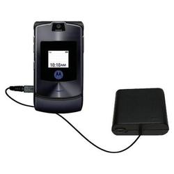 Gomadic Emergency AA Battery Charge Extender for the Motorola MOTORAZR V3t - Brand w/ TipExchange Te