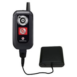Gomadic Emergency AA Battery Charge Extender for the Motorola V1050 - Brand w/ TipExchange Technolog