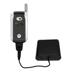 Gomadic Emergency AA Battery Charge Extender for the Motorola V266 - Brand w/ TipExchange Technology