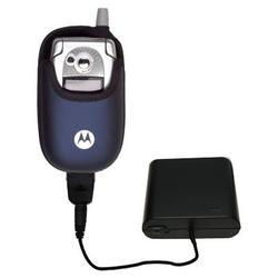 Gomadic Emergency AA Battery Charge Extender for the Motorola V540 - Brand w/ TipExchange Technology