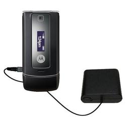Gomadic Emergency AA Battery Charge Extender for the Motorola W385 - Brand w/ TipExchange Technology