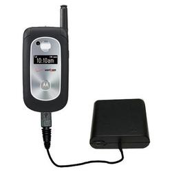 Gomadic Emergency AA Battery Charge Extender for the Motorola v325i - Brand w/ TipExchange Technolog