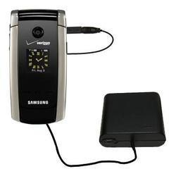 Gomadic Emergency AA Battery Charge Extender for the Samsung Gleam - Brand w/ TipExchange Technology
