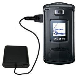 Gomadic Emergency AA Battery Charge Extender for the Samsung SGH-V804 - Brand w/ TipExchange Technol