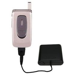 Gomadic Emergency AA Battery Charge Extender for the Samsung SGH-X430 - Brand w/ TipExchange Technol