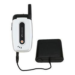 Gomadic Emergency AA Battery Charge Extender for the UTStarcom CDM 8625 - Brand w/ TipExchange Techn