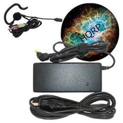 HQRP FPCAC26AP Compatible Fujitsu Lifebook AC Power Adapter / Charger + Mousepad & Headset