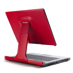FLYBOOK Flybook VM Business Notebook -RED with 12.1 extendible screen with Swivel hinge. Intel Core 2 Duo ULV U7600 Processor-2GB SO-DIMM DDR2-RAM, 80GB HDD, DVD-R/CD-