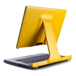 FLYBOOK Flybook VM Business Notebook -YELLOW with 12.1 extendible screen with Swivel hinge. Intel Core 2 Duo ULV U7600 Processor-2GB SO-DIMM DDR2-RAM, 80GB HDD, DVD-R/