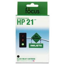 Focus Ink Reman HP 21 (C9351AN) Black Inkjet Cartridge