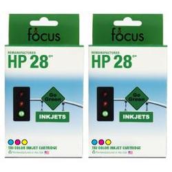 Focus Ink Reman HP 28 Valu 2-pack: 2 color