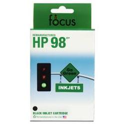 Focus Ink Reman HP 98 (C9364WN) Black Inkjet Cartridge