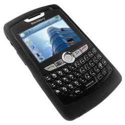 IGM For Cingular Blackberry 8800 Verizon Sprint 8830 AT&T 8820 Silicone Skin Case - Jet Black