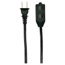 GE Power Extension Cable - 125V AC - 13A - 9ft - Green