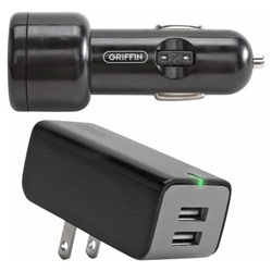 GRIFFIN TECHNOLOGY GRIFFIN POWERBLCK DUAL UNIV CHARGER