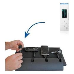 Gomadic Universal Charging Station - tips included for Samsung YP-U3JQG many other popular gadgets