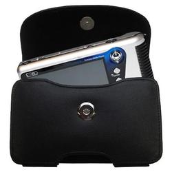Gomadic Horizontal Leather Case with Belt Clip/Loop for the APEX Digital E2go