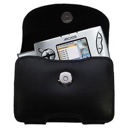 Gomadic Horizontal Leather Case with Belt Clip/Loop for the Archos Gmini 400