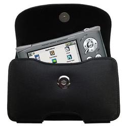 Gomadic Horizontal Leather Case with Belt Clip/Loop for the Archos PMA 400